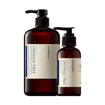 約翰森林 一棵橘子樹美體精華乳125mL+一棵橘子樹沐浴膠500mL