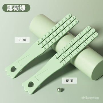 經絡拍硅膠拍痧闆捶背敲打器拍打棒家用養生按摩腿部錘肩非神器 N0B4