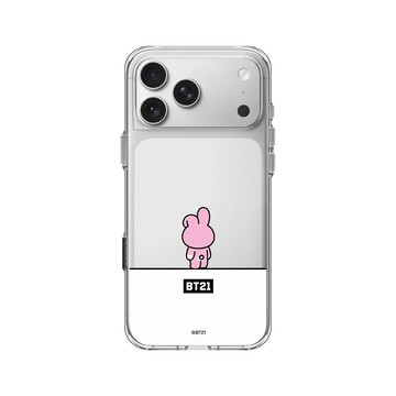 iPhone 17 Pro Max Clear Case（相機按鈕） 透明 - BT21 - 猜猜是誰？COOKY