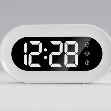 充電鬧鐘時鐘日歷電子初中生靜音時間管理器萬年歷LED夜光電子鐘