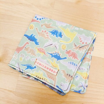 小恐龍手帕巾 小方巾