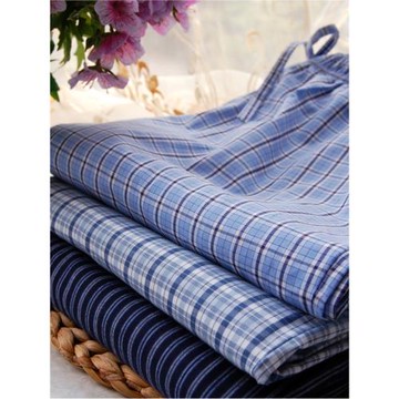 睡褲男夏季薄純棉長褲大碼寬松休閑起居褲春秋簡約男士全棉家居褲