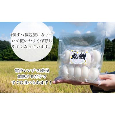 ふるさと納税 鶴岡市 庄内産もち米の玄米餅450g×3袋と丸餅500g×3袋セット