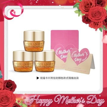 ESTEE LAUDER 雅詩蘭黛 年輕無敵膠原眼霜(5ml)X3-寵愛媽咪組附母親節祝福卡片