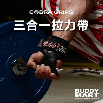 [Cobra Grips] 眼鏡蛇 健身拉力帶 三合一拉力帶 助握帶 助力帶 倍力帶 Straps