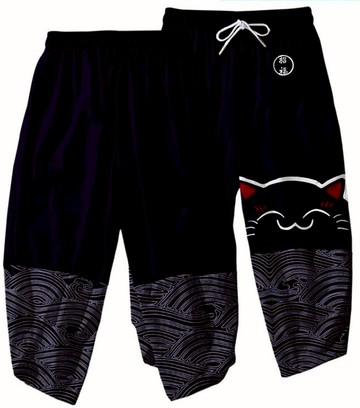 冰感透氣形格七分褲