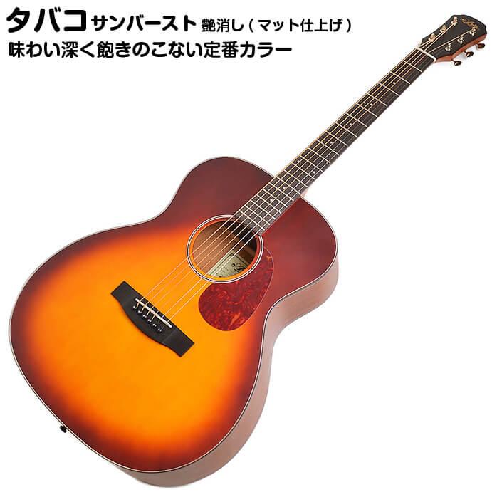 アコースティックギター 初心者セット アコギ 6点 アリア Aria-101 (小振りなボディ フォーク ギター 初心者 入門 セット)