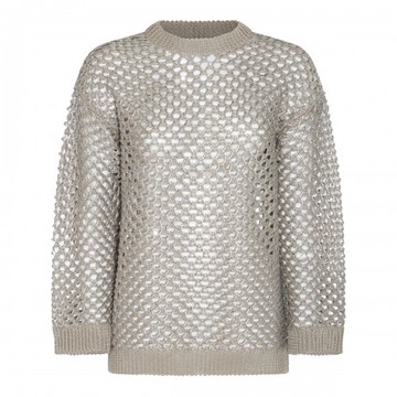 Valentino Garavani - Ecru Linen Knitwear M