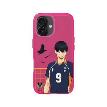 iPhone 16 Clear 粉漾桃 - 排球少年 Haikyu!! - 球場上的飛雄