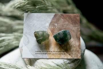 CRACK | 礦物系耳環 |  EARRINGS