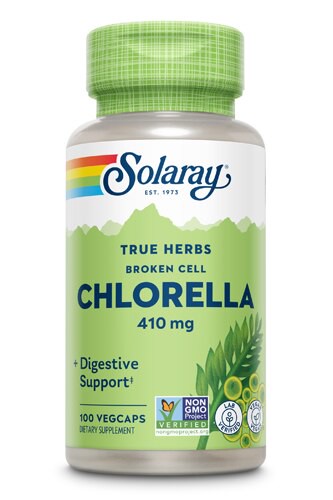Solaray Broken Cell Chlorella 410 mg - 100 VegCaps