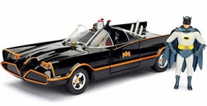 Batmobile (Batman 1966) Jada Diecast Model With Batman Robin 1:24