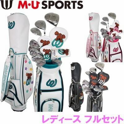 美品　レディース　MUSPORTSゴルフクラブ　ゴルフセット　９本　初心者向け