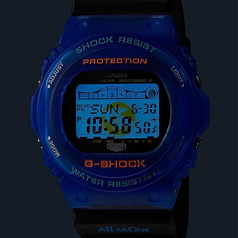 腕時計 G-SHOCK GWX-5700K-2JR カシオ CASIO 電波 ソーラーデジタル イルカ・クジラ 2021 「Love The Sea  And The Earth」 | LINEブランドカタログ