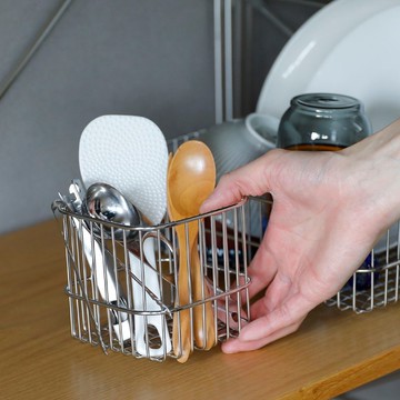 CB Japan atomico系列 廚房不鏽鋼瀝水籃(兩種尺寸)