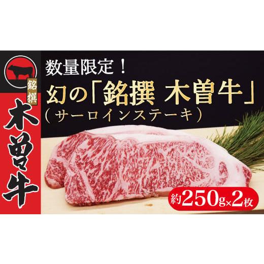 ふるさと納税 長野県 木祖村 数量限定！「銘撰木曽牛」(サーロインステーキ)約500g