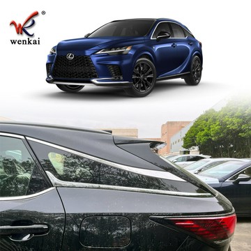 適用于雷克薩斯23款RX改裝后側窗電鍍下飾條 車窗專用亮條貼片