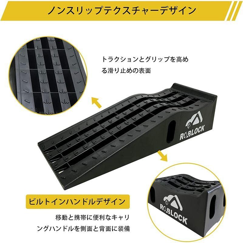 自動車整備機器 ROBLOCK カースロープ リフト タイヤスロープ耐荷重7T