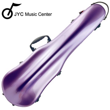 JYC PC-01小提琴盒-磨砂紫色/軟墊懸掛系統/可移動式內襯