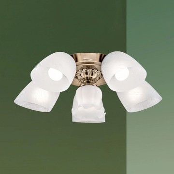 E27古典風半吸頂五燈 B61-13-63607