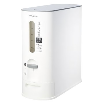 FAmILyLIFE 生活 小野12公斤智能定量防潮自動出米桶  41.5 x 18 × 42.5cm  白色  1個