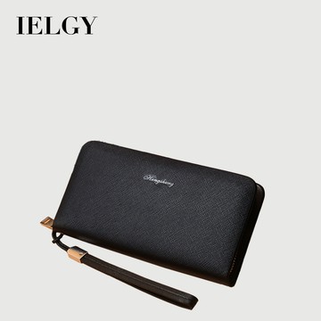 IELGY 男士長款多功能大容量商務錢包帶手鍊