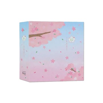 珠友Chuyu 2孔4x6單格麻布相本/PH-32143-02/櫻絮