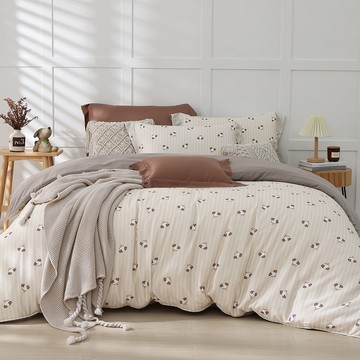 (雙人/加大) / 100%萊賽爾天絲™床包枕套組 / 布格小憩 / HOYACASA