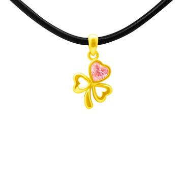 【預購】今生金飾-櫻之黃金幸運墜（TTT055） -下單後7個工作天依序出貨