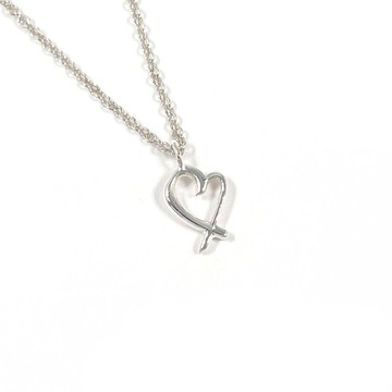 【日本直送 二手美品】蒂芬妮 TIFFANY&Co. 項鍊 擁抱愛心 迷你 畢卡索 925 銀 飾品 已拋光翻新