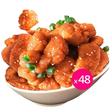 卜蜂 韓式淋醬無骨鹽酥雞 x48包組(400g/包)