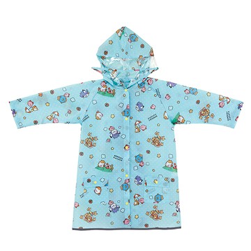 Skater 星之卡比兒童雨衣  星之卡比 藍色  71公分