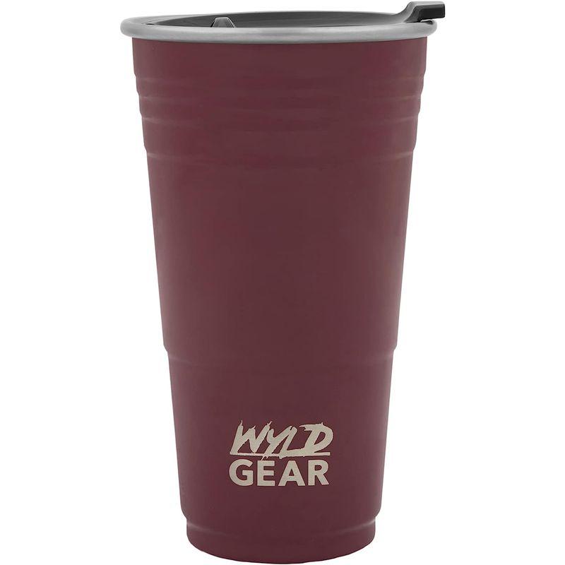 ワイルドギア WYLD GEAR タンブラー CUP 24oz ワイルドカップ 710ml キャンプ Maroon