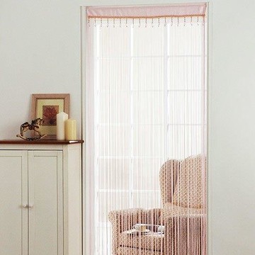 棉花田蔓莎水晶金蔥線簾-粉紅(85x150cm)