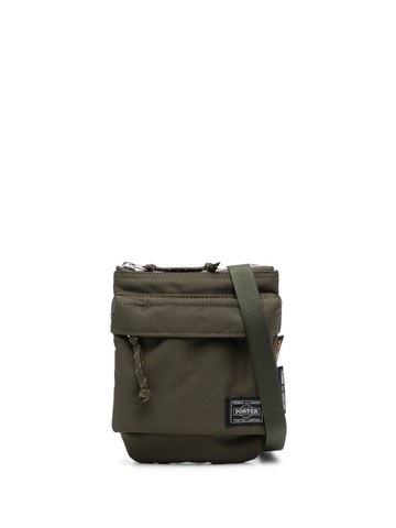 Comme des Garçons Homme - logo-patch messenger bag - men - Polyester - One Size - Green