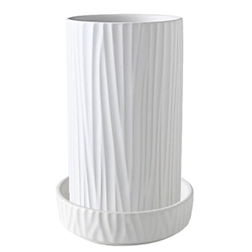 Glang& 瀝水陶瓷餐具筒  1個  白色的