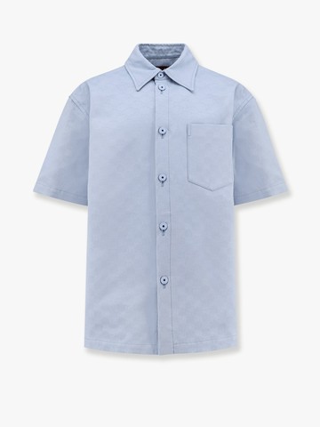 Gg jacquard oversize cotton shirt - GUCCI - gender_Man