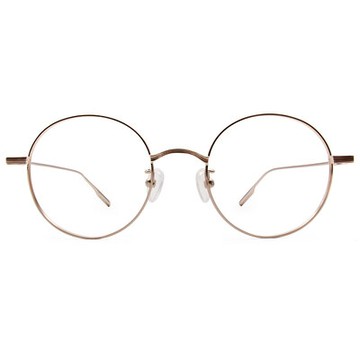極．舒適系列｜極輕細 圓框眼鏡｜高貴金