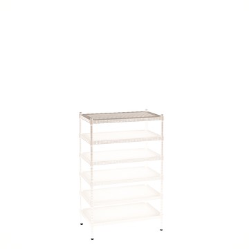 [客尊屋]粗管/沖孔/45x75x120hcm 白騎士沖孔 六層架白騎士