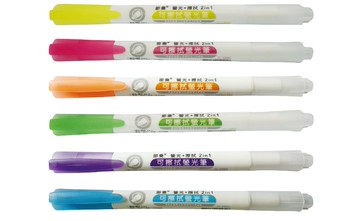 【文具通】TEMPO 節奏 H-1502 可擦式螢光筆 6色組 A1040403【APP滿額下單10%點數(單一帳號最高5000點)】1/31止