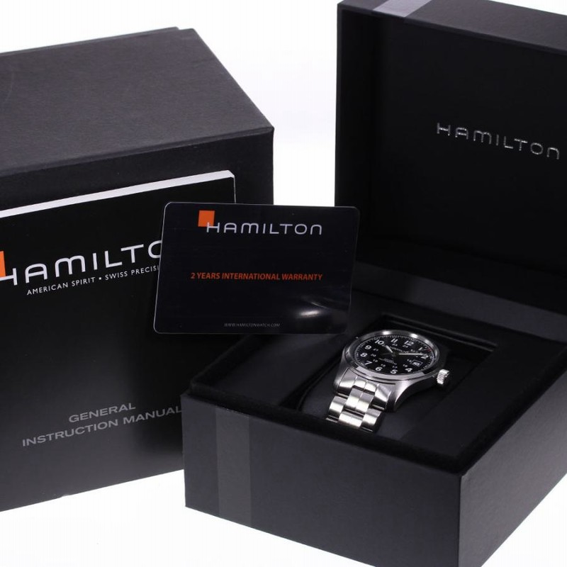 箱保付き【HAMILTON】ハミルトン カーキ フィールド デイト