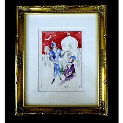 直筆！マイセンを代表する絵付師ハインツ・ヴェルナー「ダンサー