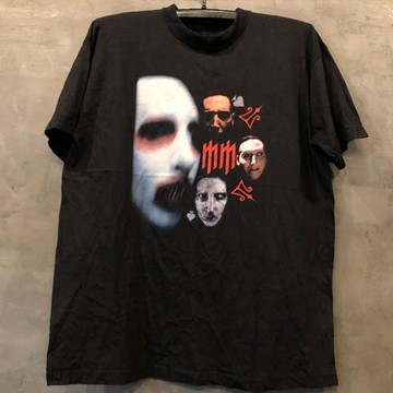 Marilyn Manson瑪麗蓮曼森寬松復古VinTage高街男女慵懶風短袖T恤
