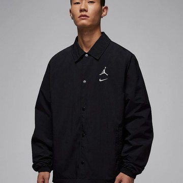 【Sharkhead】現貨 Nike Jordan 外套 排扣 翻領 黑色 刺繡 小標 基本款 HF9354-010