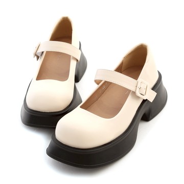 D+AF 早安巴黎．超輕量厚底瑪莉珍鞋