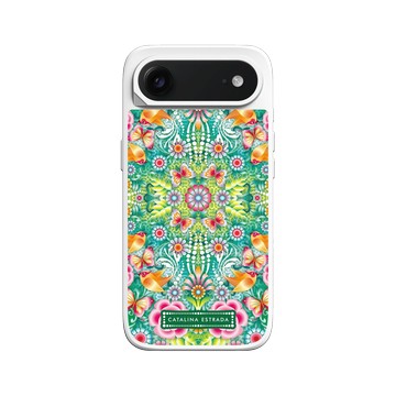 iPhone Air SolidX 白 - Catalina Estrada - Turquoise Jungle