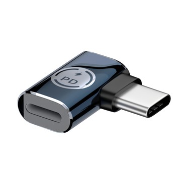 YORI CAR 優里 lightning母 轉 Type-C公 彎頭轉接頭  1個  CX138