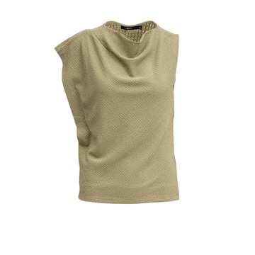 不對稱無袖上衣/板岩綠 | 5124171153