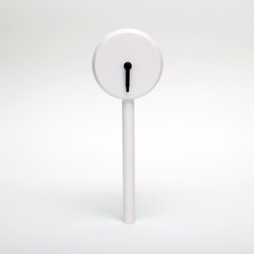 時鐘木棍子白色