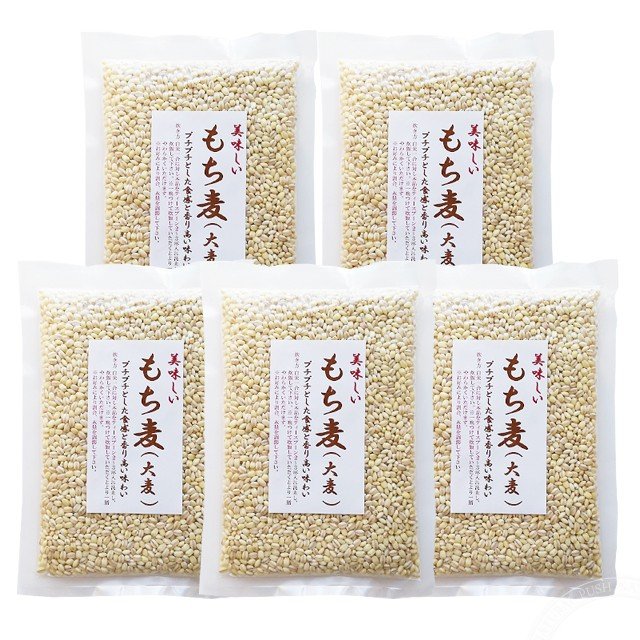 国産 もち麦 (大麦) 200g×5袋セット [オノシン]